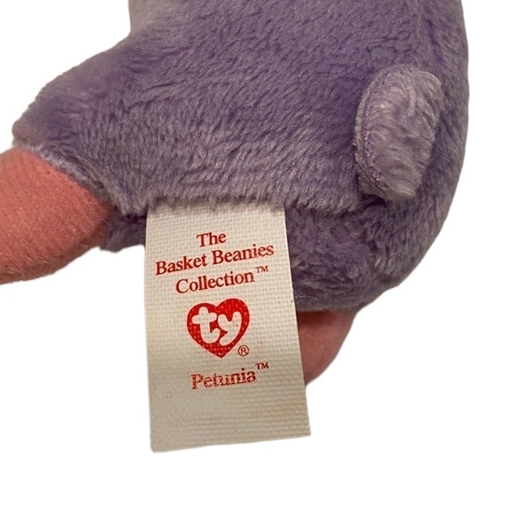 Ty The Basket Beanies Collection Goldie the Chick and Petunia the Bunny 2011 - Picture 7 of 12